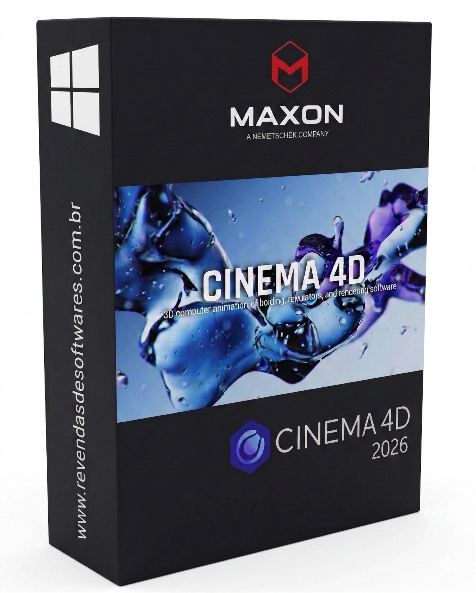 Cinema 4D 2026 Studio Professional – Windows (Licença Vitalícia)